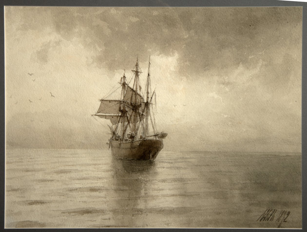 Sailing Ship by Lev Felixovich Lagorio