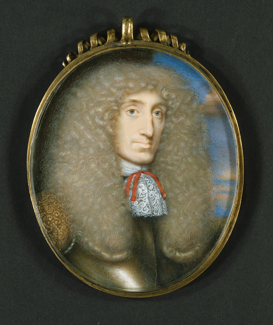 Miniature of Robert Kerr, 4th Earl of Lothian, 1667 by Lewis Cross