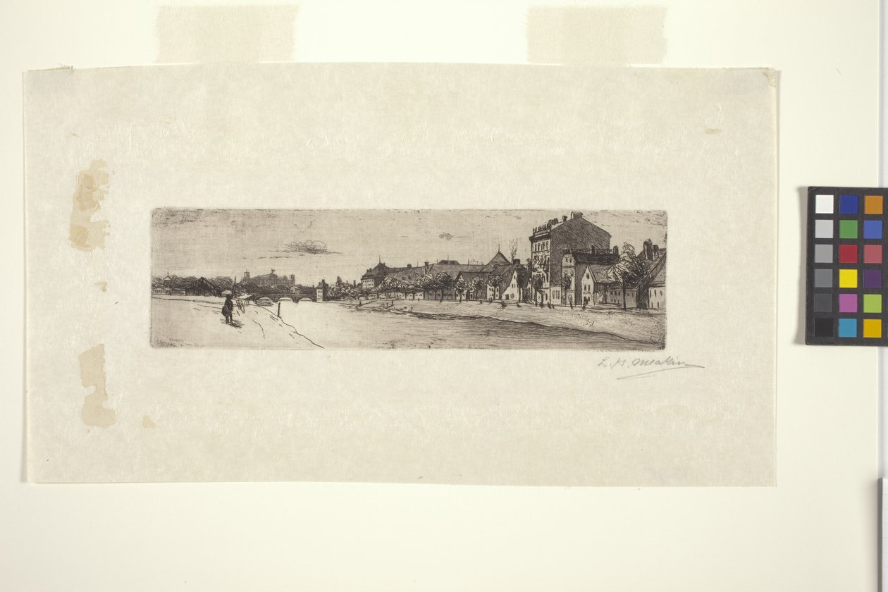 The River Isar by Lewis Henry Meakin