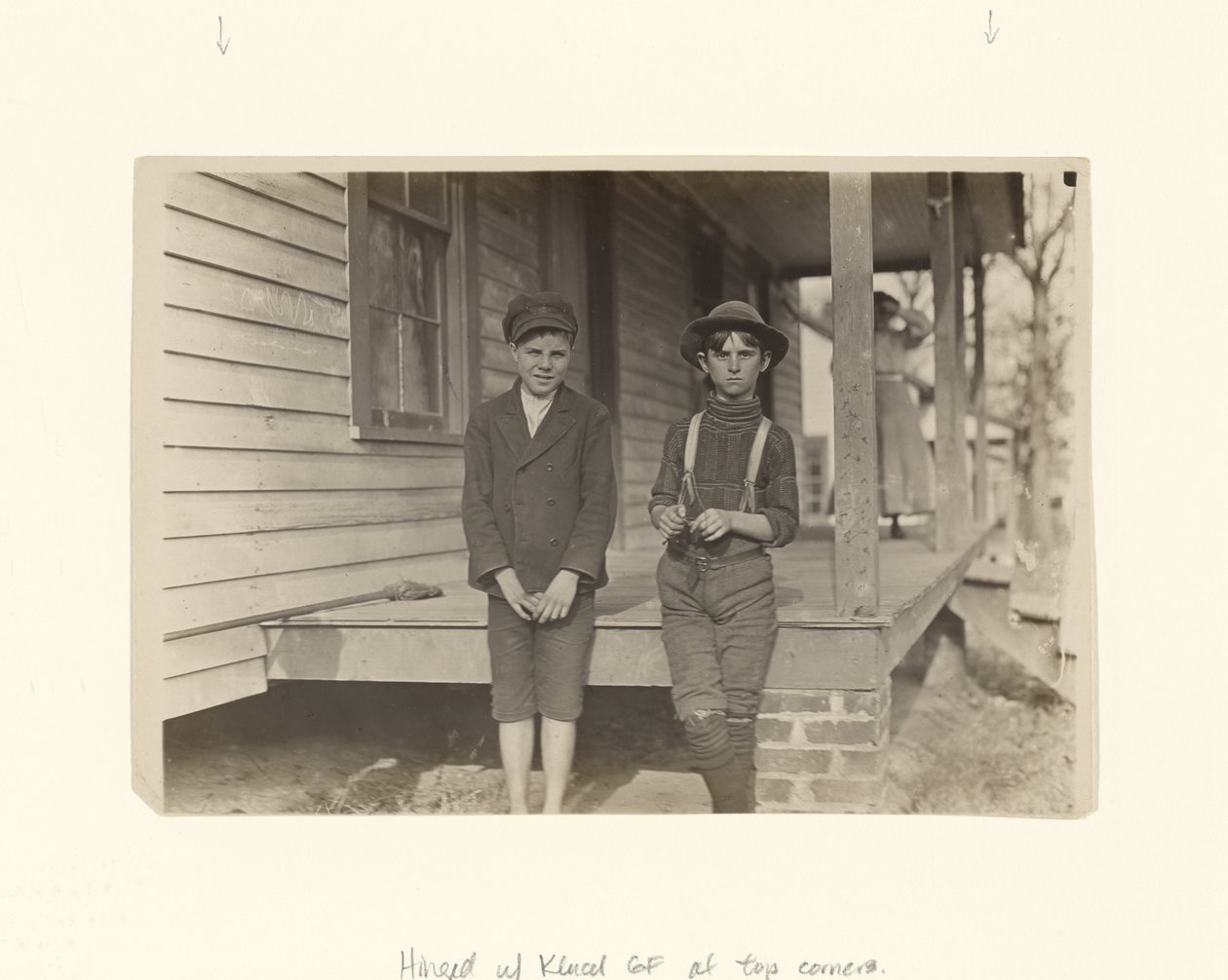 Morris Small and John Lewis, Chester, South Carolina by Lewis W. Hine