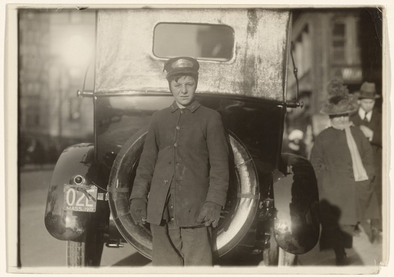 Western Union Messenger, Massachusetts by Lewis W. Hine