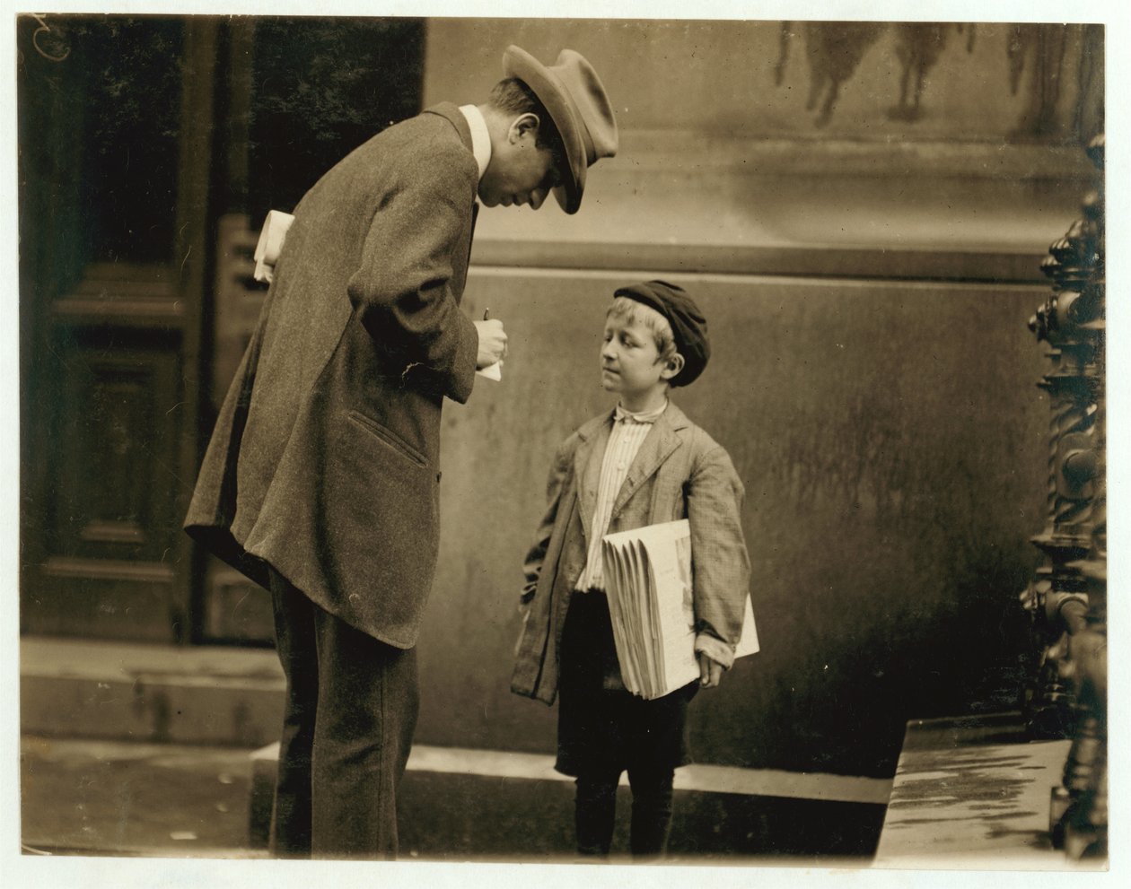 8 Year Old Newsboy Michael McNelis, Who