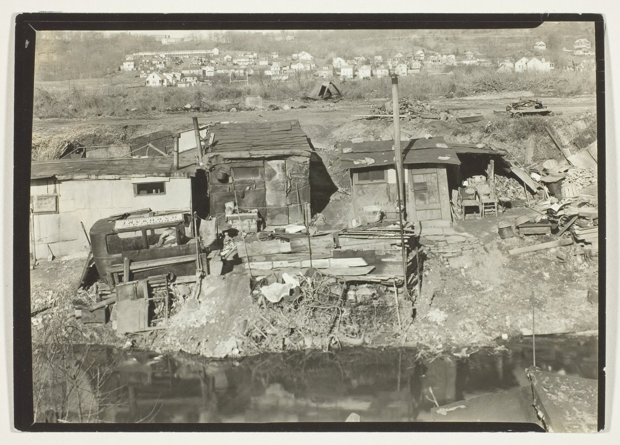 Living Quarters of Unemployed in Patterson, New Jersey by Lewis Wickes Hine