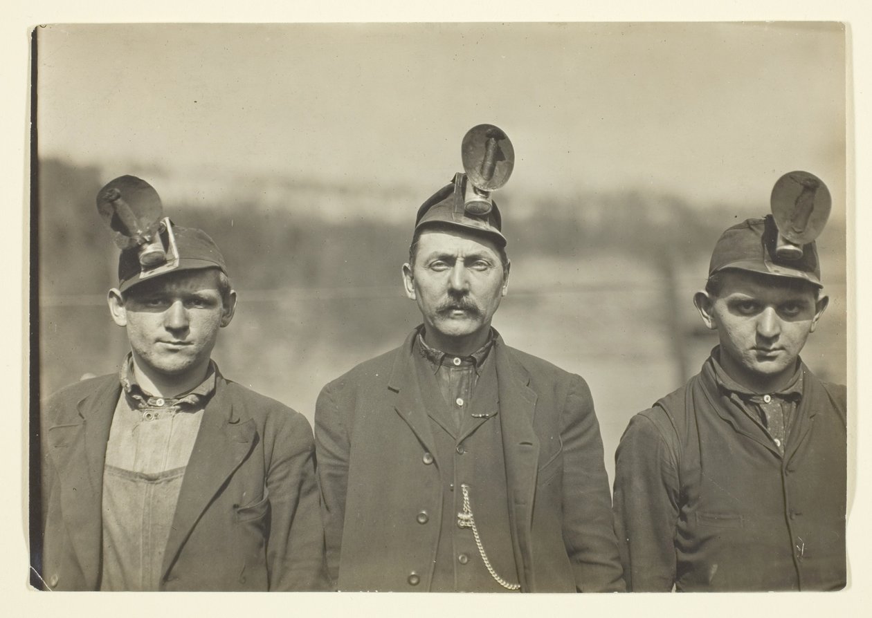 Old Timers, Pennsylvania Miners, (West Virginia) by Lewis Wickes Hine