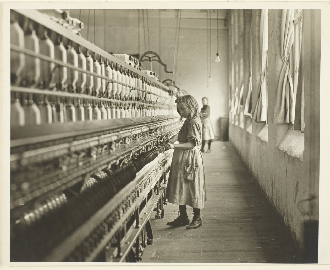 Sadie Pfeifer, a Cotton Mill Spinner, Lancaster, South Carolina by Lewis Wickes Hine