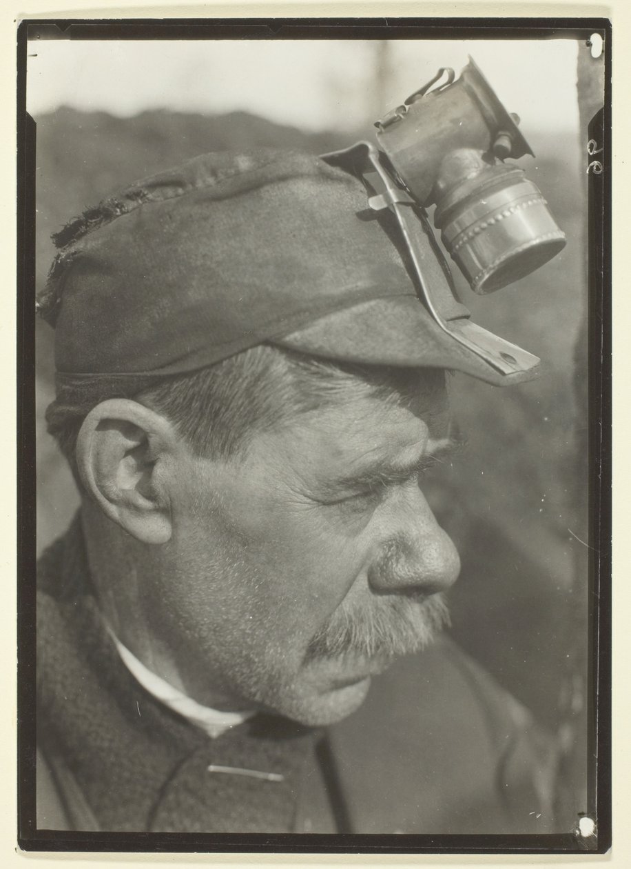 Slavic Foreman in Pennsylvania Coal Mine by Lewis Wickes Hine