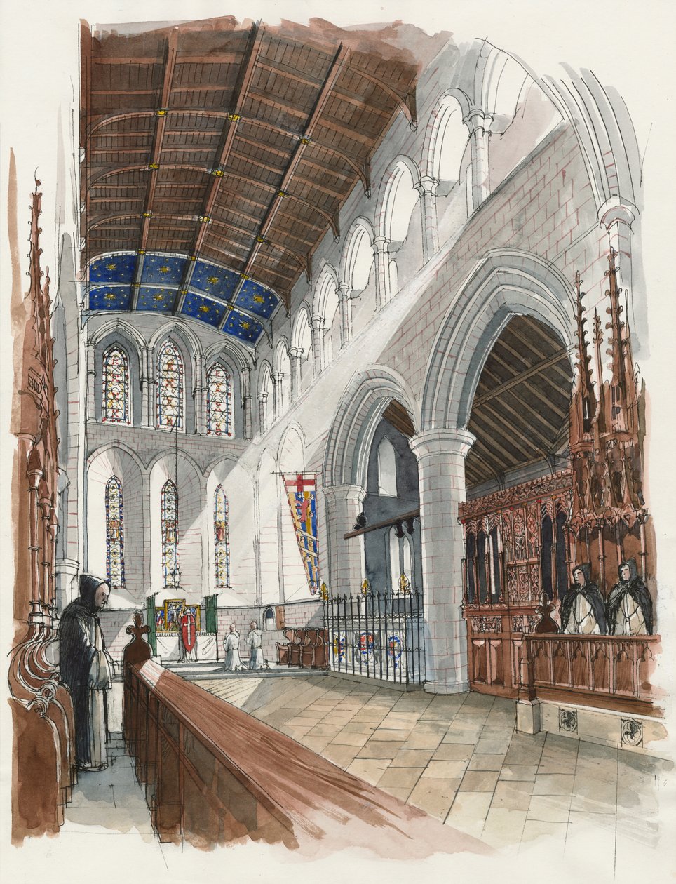 Lanercost Priory, 13th century, c. 2000-2010 by Liam Wales