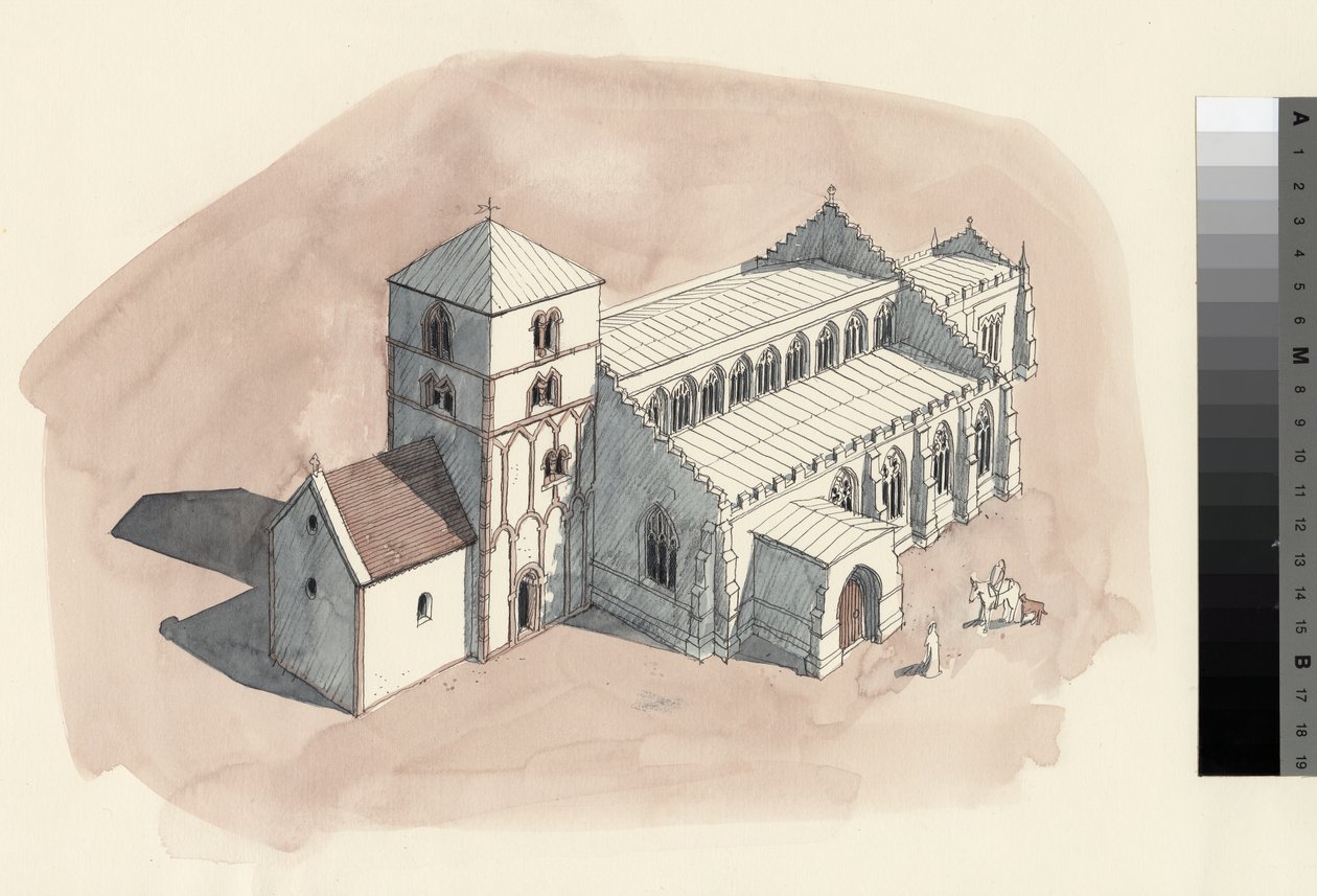 Reconstruction Drawing of St. Peter