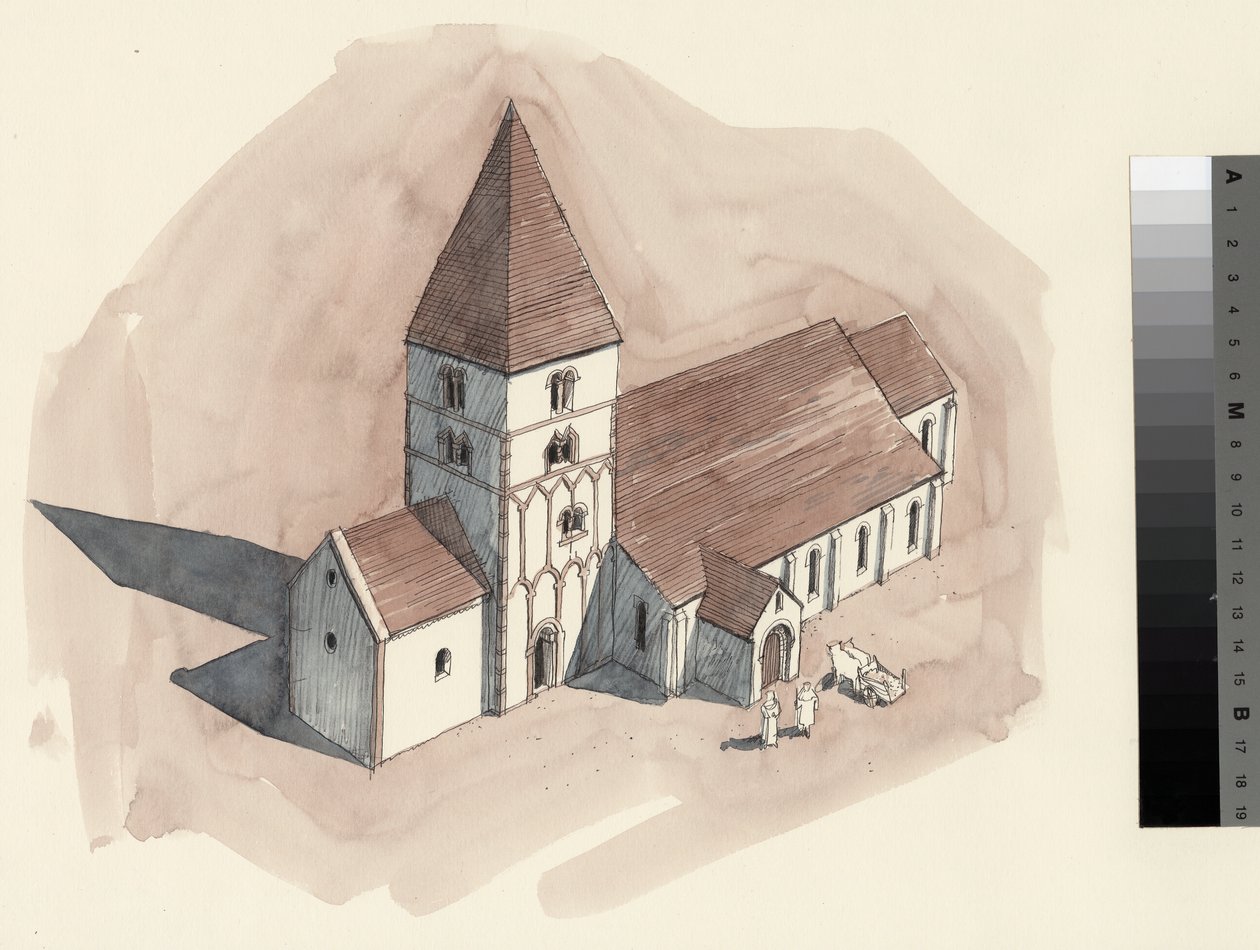 Reconstruction Drawing of St. Peter