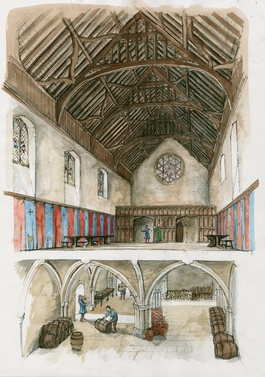 Reconstruction of Winchester Palace from Medieval Times by Liam Wales