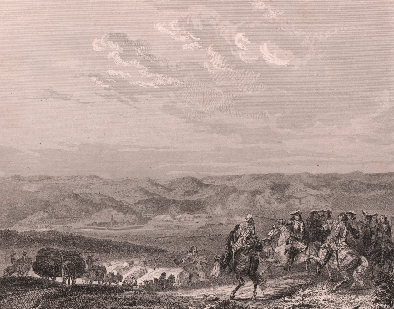 Battle of Freiburg, Germany, August 1644, Thirty Year War by Unbekannt Unbekannt