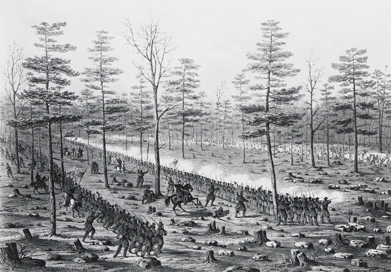 Battle of Stone River or the Battle of Murfreesboro, December 31 by Unbekannt Unbekannt