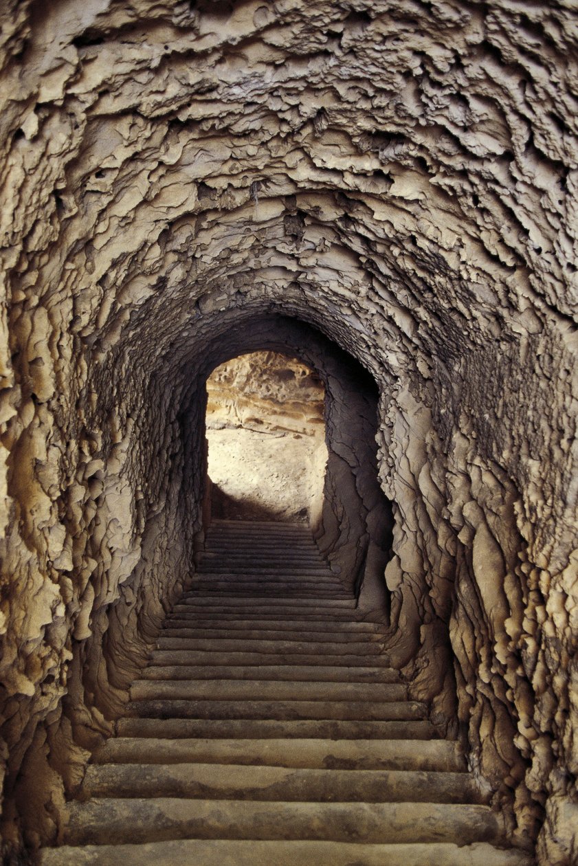 Catacombs of Kom-esh-Shuqafa, Interior of the Hypogeum by Unbekannt Unbekannt