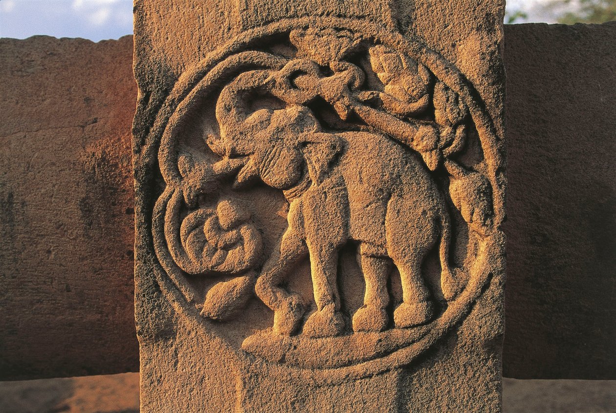 Elephant, Relief on Stupa No 2, Sanchi by Unbekannt Unbekannt