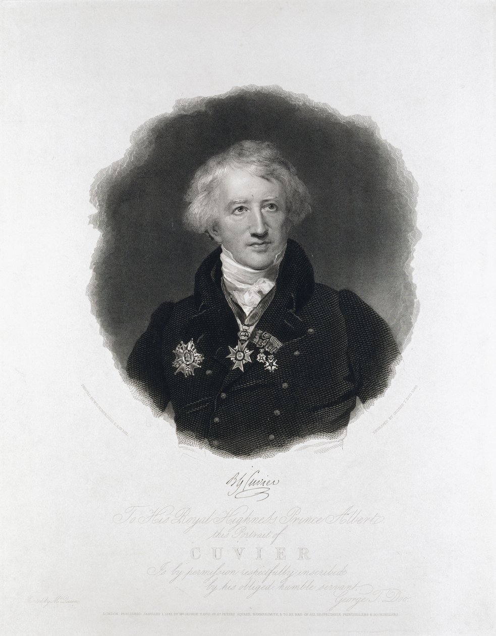 Georges Cuvier, French Anatomist by Unbekannt Unbekannt