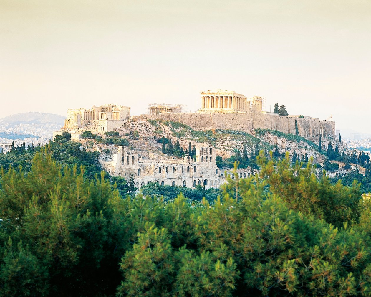 Greece, Attica, Acropolis of Athens Parthenon by Unbekannt Unbekannt