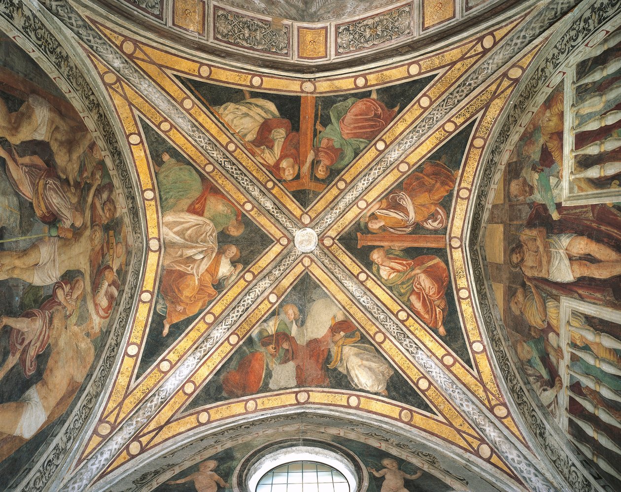 Chapel of Santa Corona vault in church of Santa Maria delle Grazie by Unbekannt Unbekannt