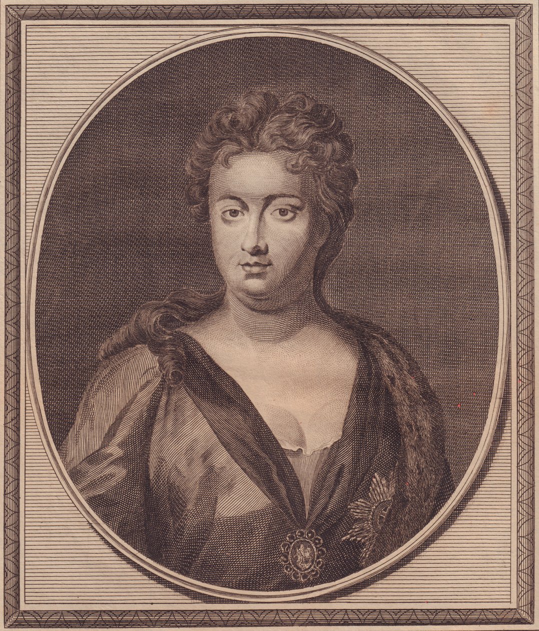 Portrait of Anne Stuart, Queen of Great Britain by Unbekannt Unbekannt