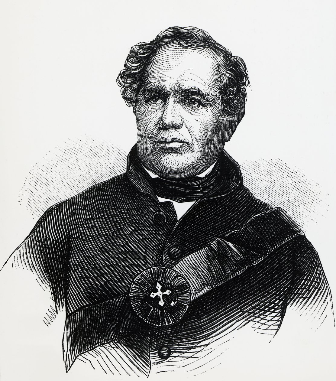 Portrait of Eleazar Williams (1788-1858), Anglican Pastor, Fraudulently Claimed to Be the Lost Dauphin of France, Engraving by Unbekannt Unbekannt