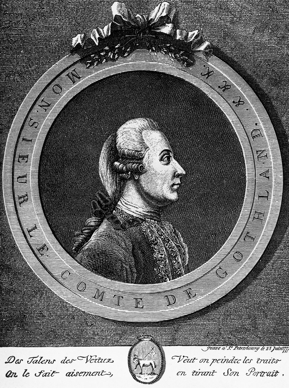 Portrait of Gustav III (1746-1792), King of Sweden from 1771 by Unbekannt Unbekannt