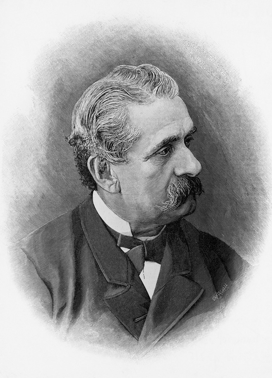 Portrait of Paolo Ferrari (1822-1889), Italian playwright and writer by Unbekannt Unbekannt