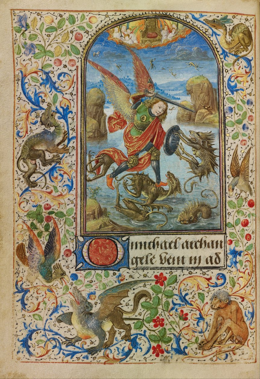 Saint Michael by Lieven van Lathem