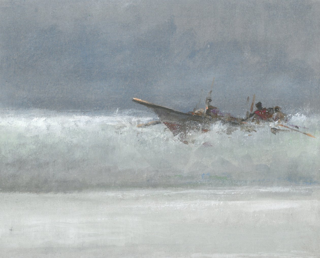 Breaking the Surf, Sri Lanka, 2015 by Lincoln Seligman