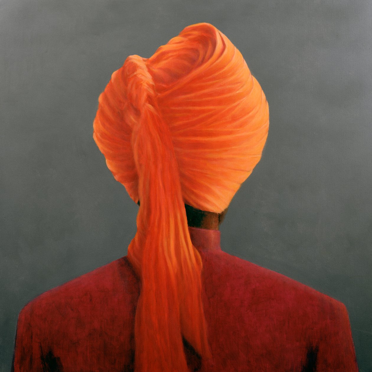 Orange Turban by Lincoln Seligman