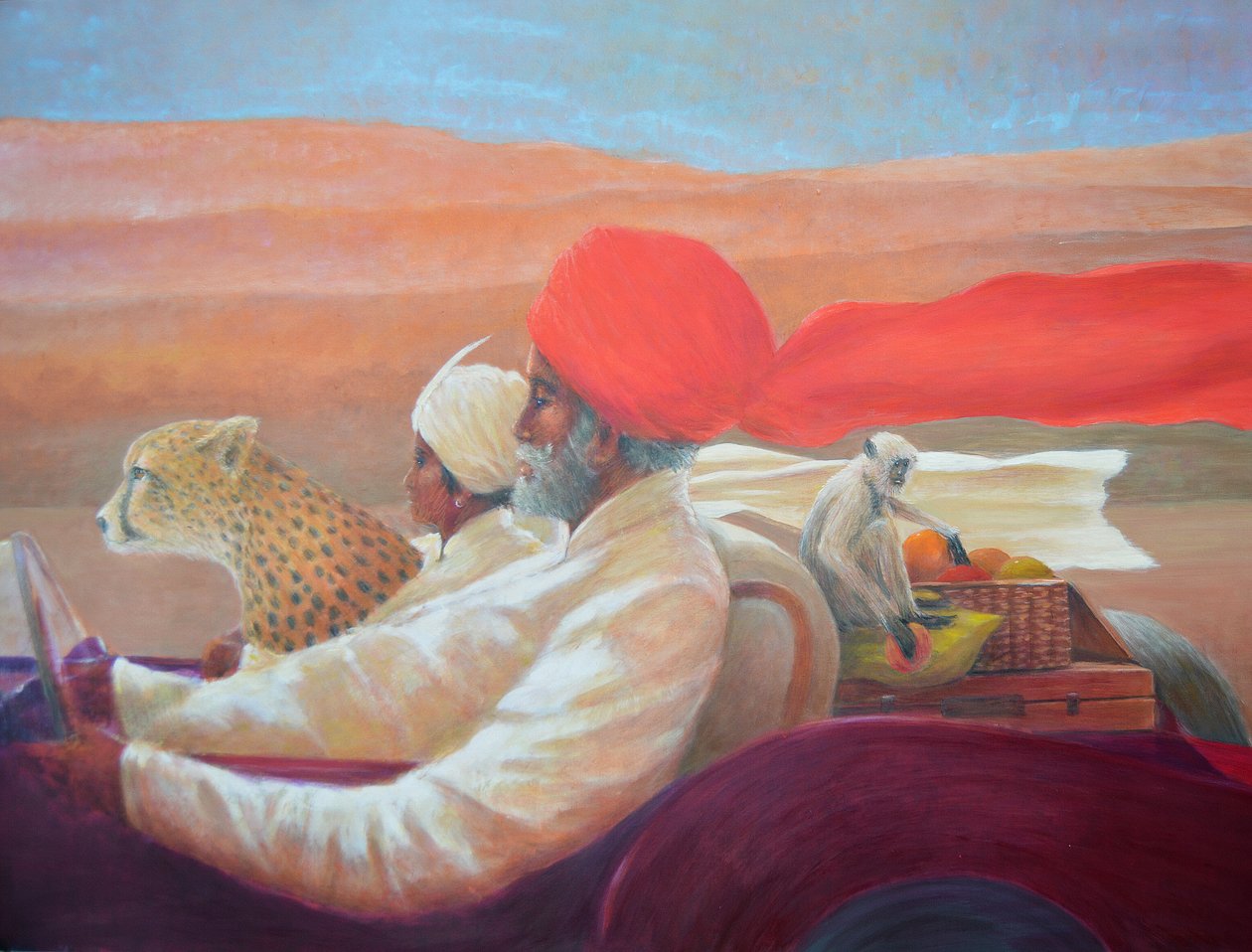 Monkey picnic at speed by Lincoln Seligman