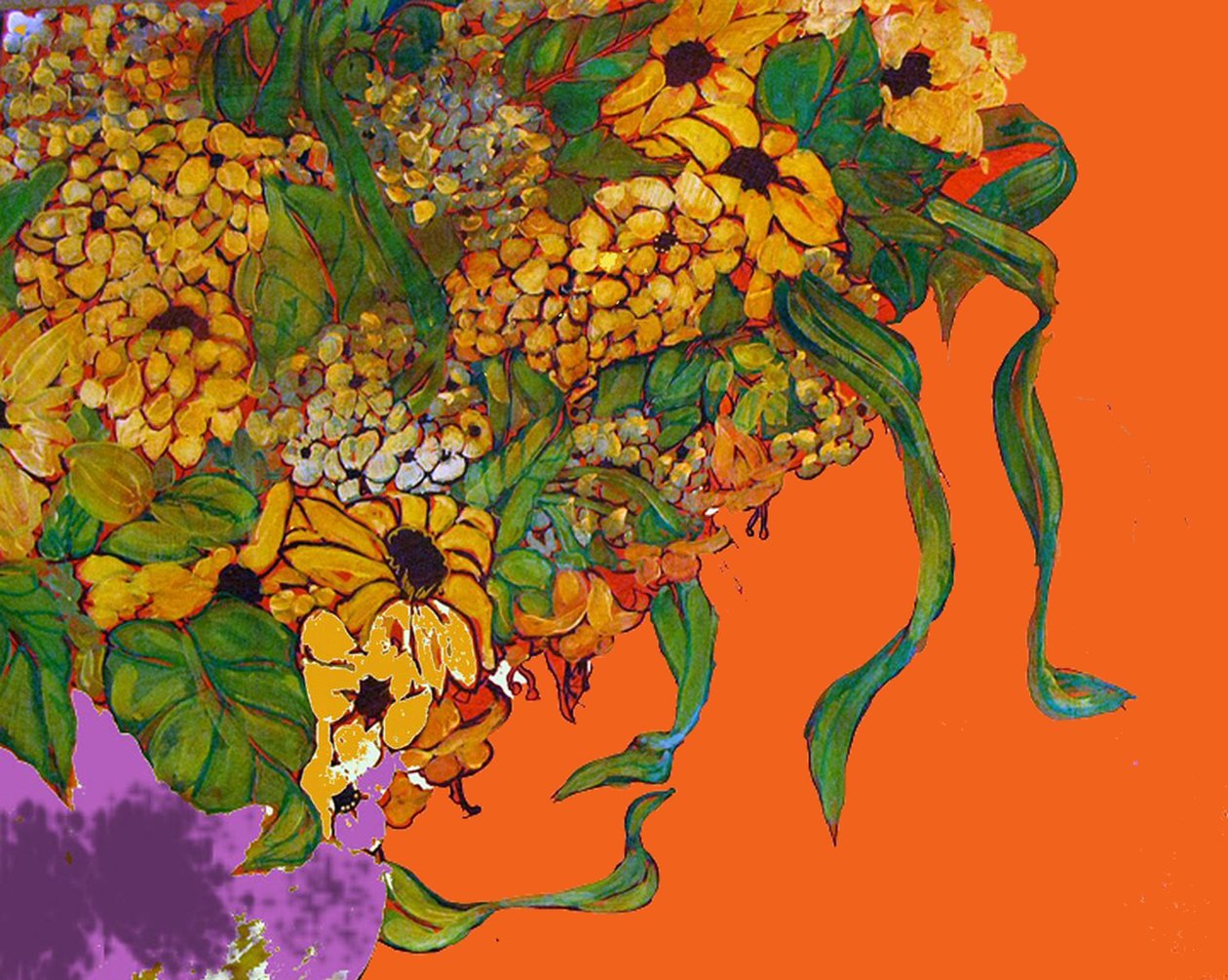 Flowers in My Vase, 2014 by linda arthurs