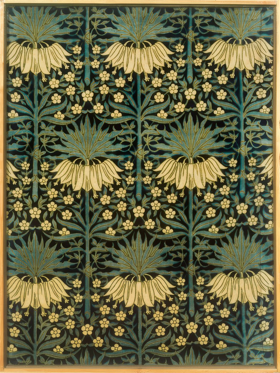 L. P. Butterfield, Textile with Floral Pattern by Lindsay Philip Butterfield