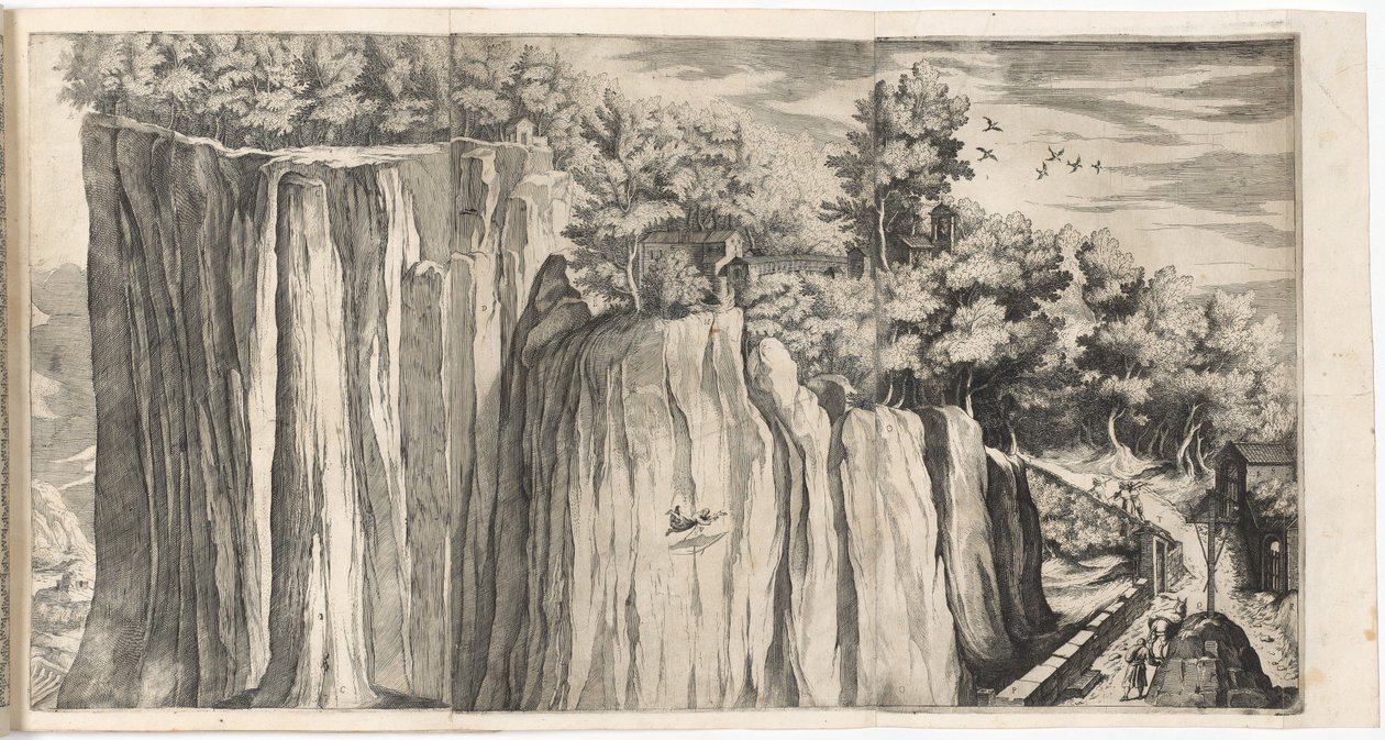 View of the Mountain of La Verna from the Road of Casentino (plate A) by Lino Moroni