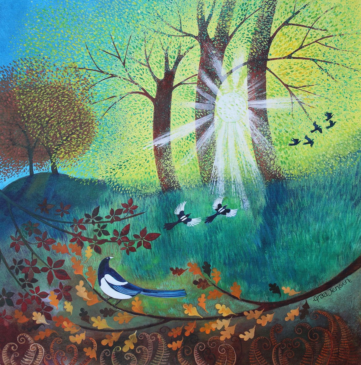 Magpies by Lisa Graa Jensen