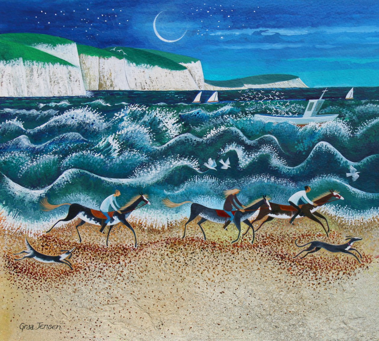 Midnight Riders, 2020 by Lisa Graa Jensen