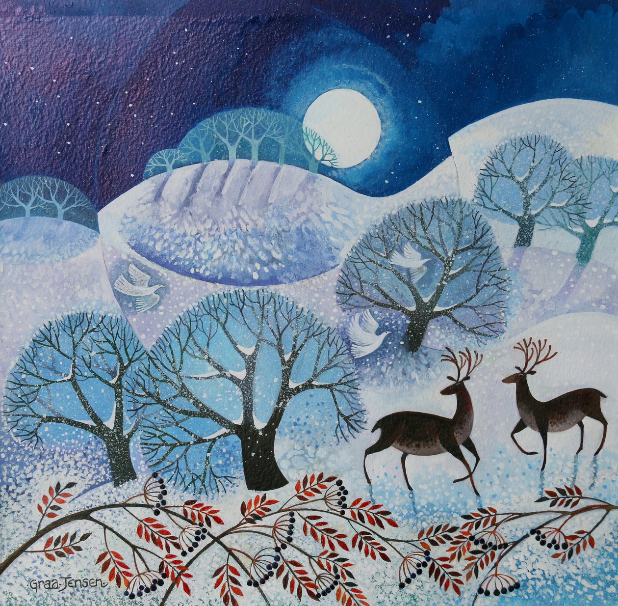 Snowy Land, 2017 by Lisa Graa Jensen