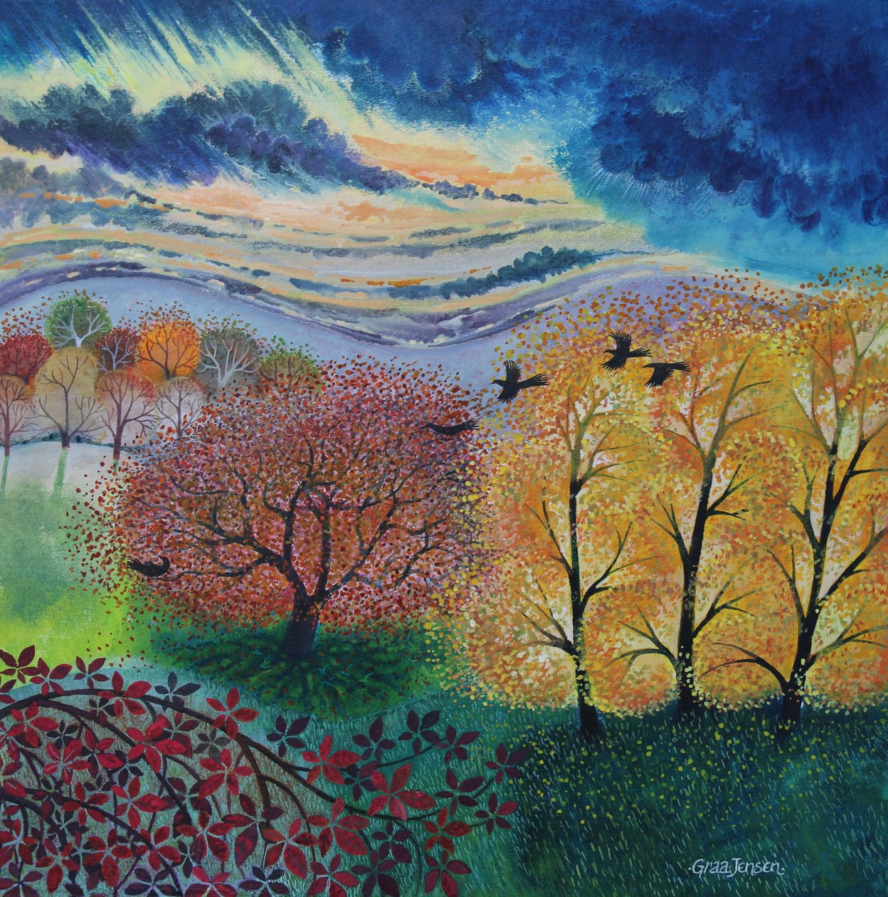 Stormy Sky, 2024 by Lisa Graa Jensen