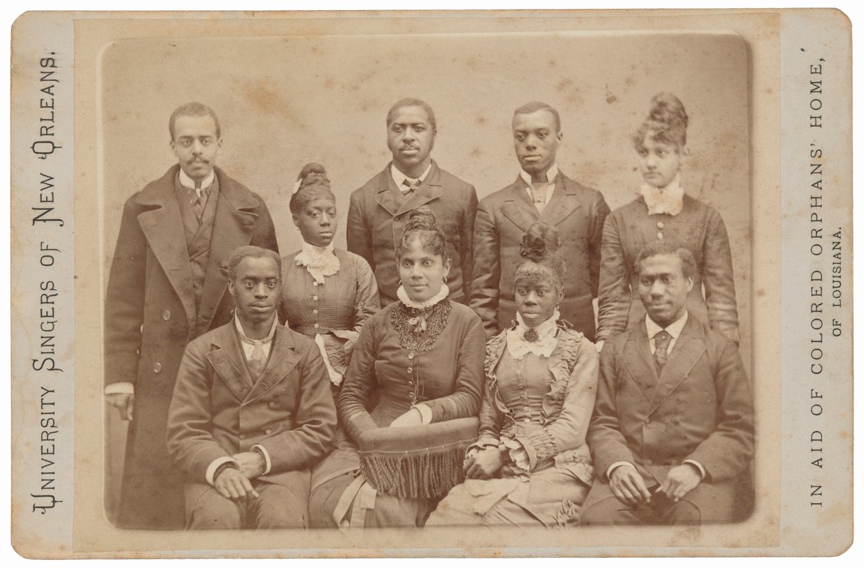 University Singers of New Orleans, c. 1879 by Llewellyn A. Sawyer