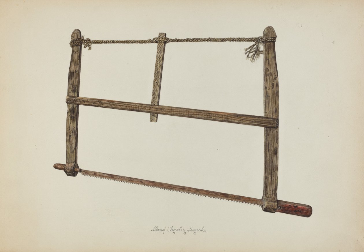 Coopersmith Saw by Lloyd Charles Lemcke