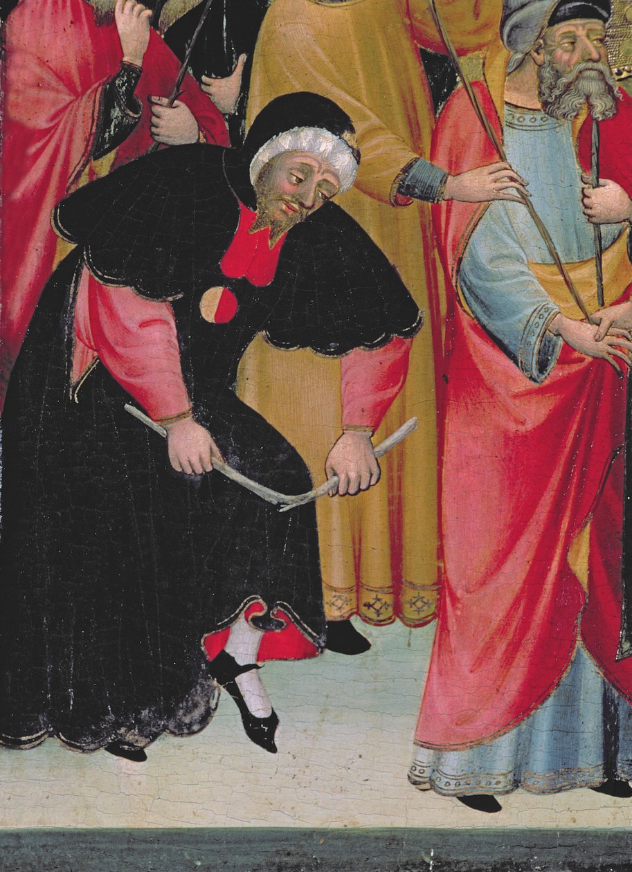 Jewish Barcelonians (detail) by Lluís Borrassà