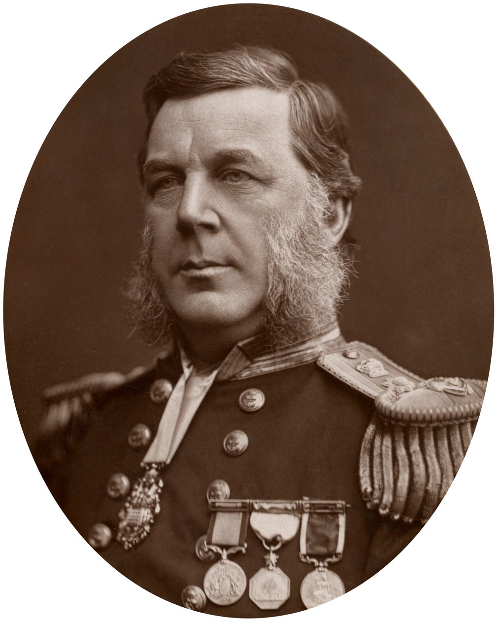 Captain Bedford Clapperton Trevelyan Pim, British naval officer by Lock and Whitfield