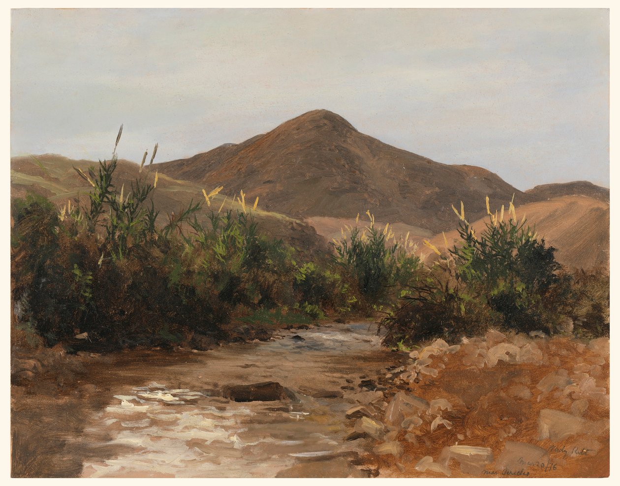 Near Jericho, Wady Kilt, March 20, 1876 by Lockwood de Forest