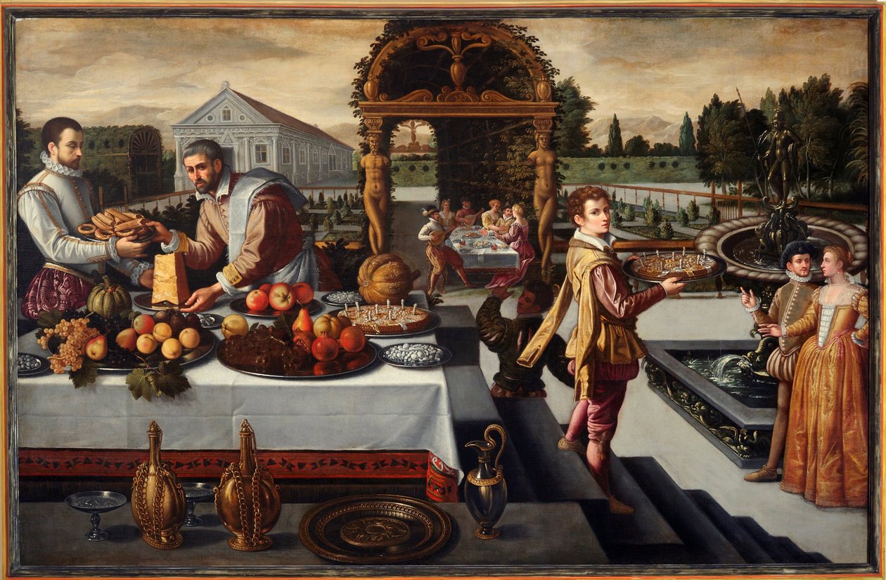 Outdoor Banquet by Lodewijk Toeput