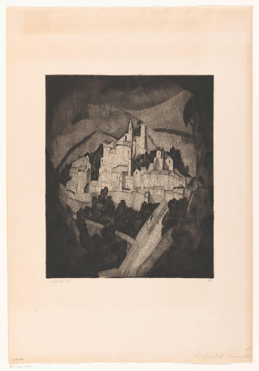 Les Angles I by Lodewijk Schelfhout (signed by artist)