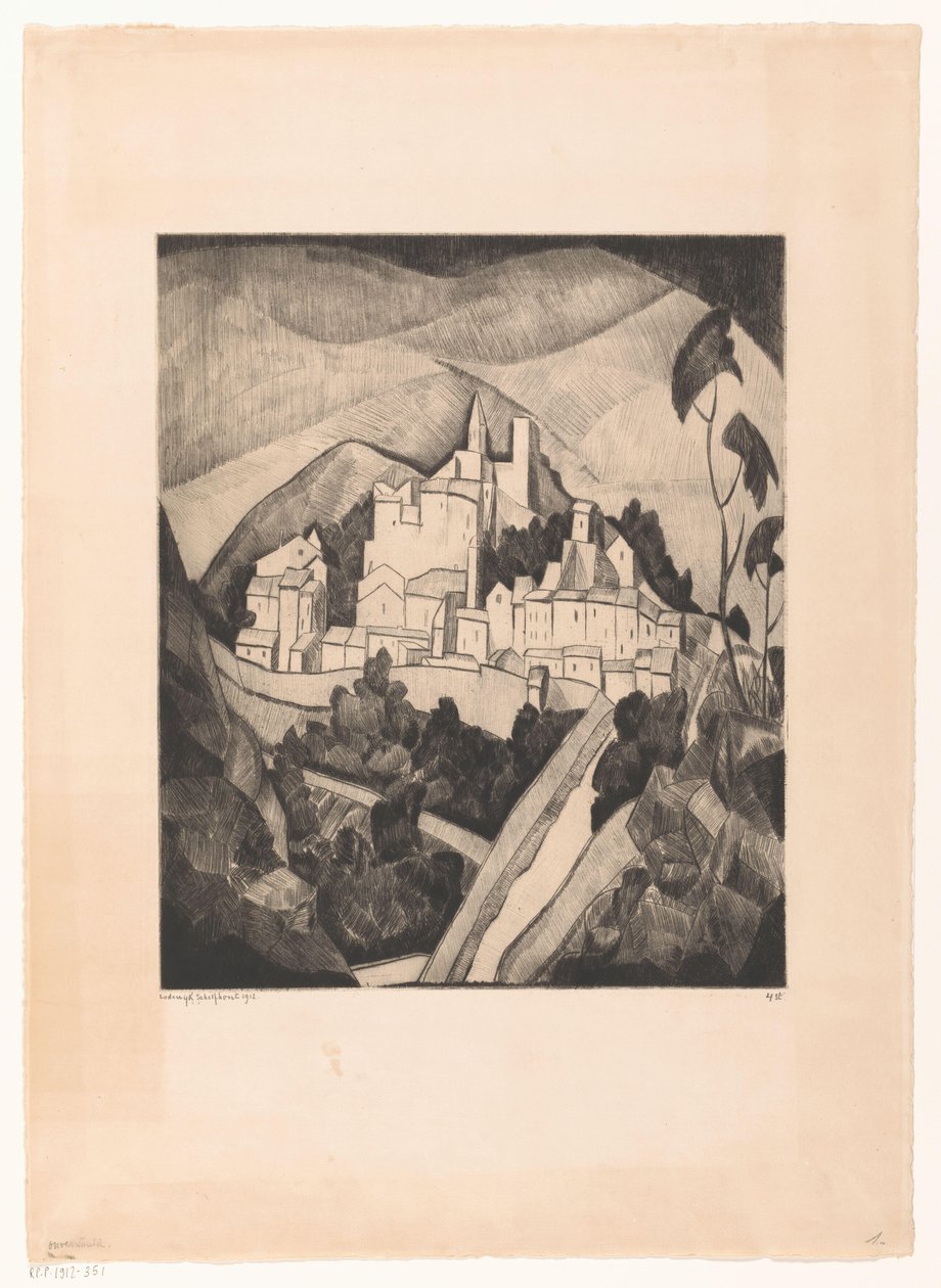 Les Angles I by Lodewijk Schelfhout (signed by artist)
