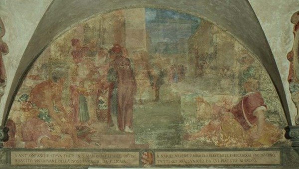 St. Antoninus Raises a Youth of the Filicaia Family from the Dead by Lodovico Buti