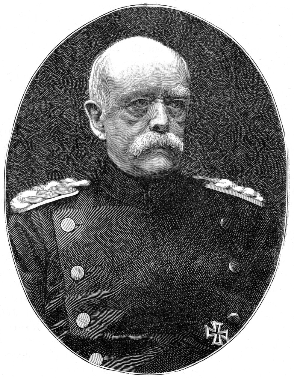 Otto von Bismarck, German statesman by Adolf Charlemagne