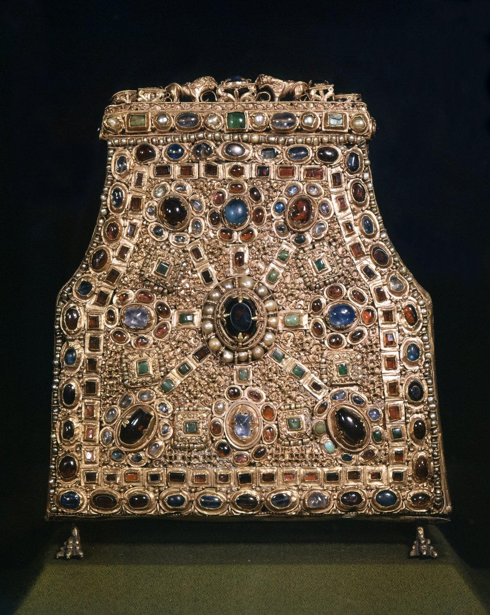 Reliquary of the tooth of Saint John the Baptist (8-9th century). Treasure of the Cathedrale de Monza. by Lombard School