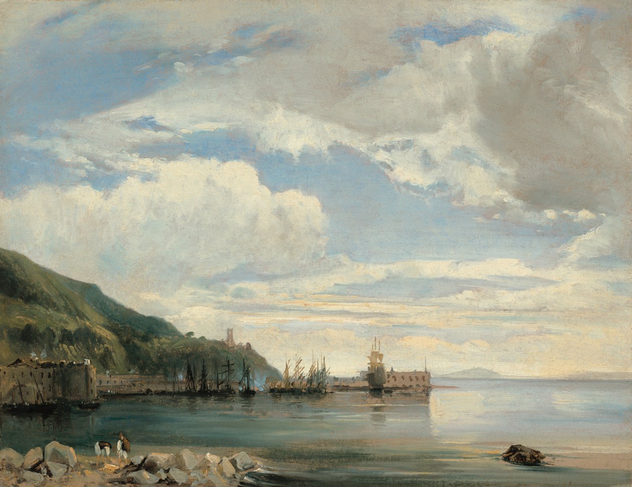 On the Bay of Naples, c.1830 by Léon-François-Antoine Fleury