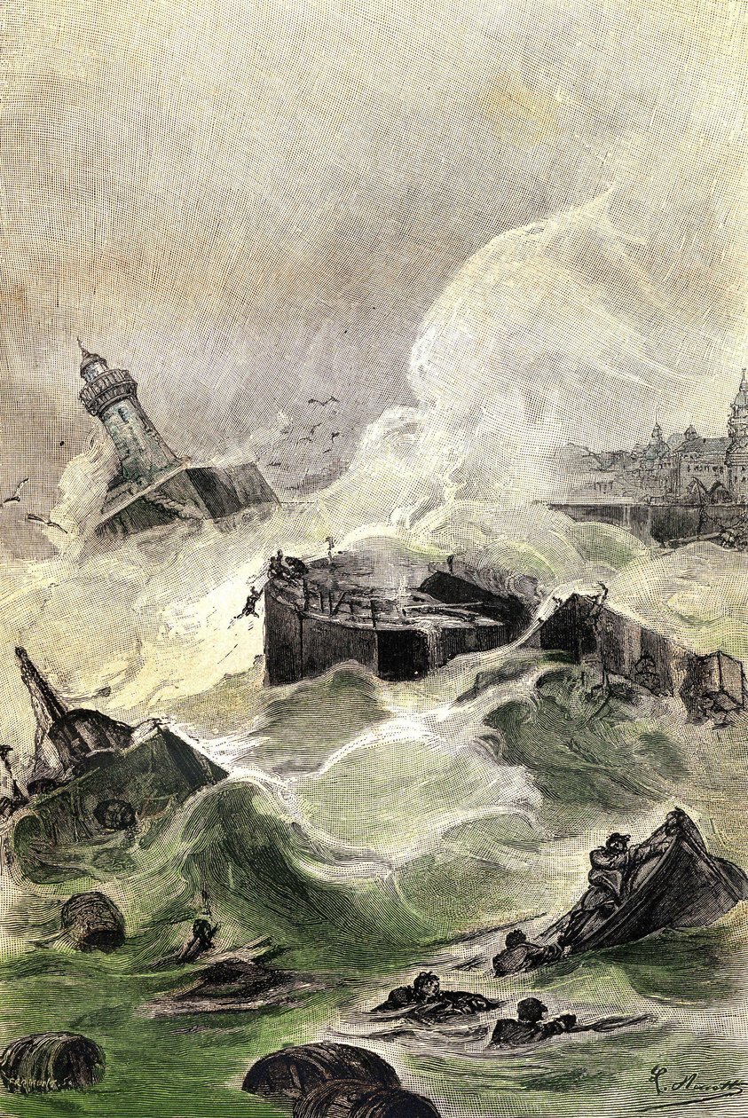 Illustration of Jules Verne