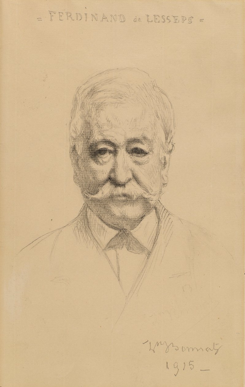 Ferdinand De Lesseps by Léon Bonnat